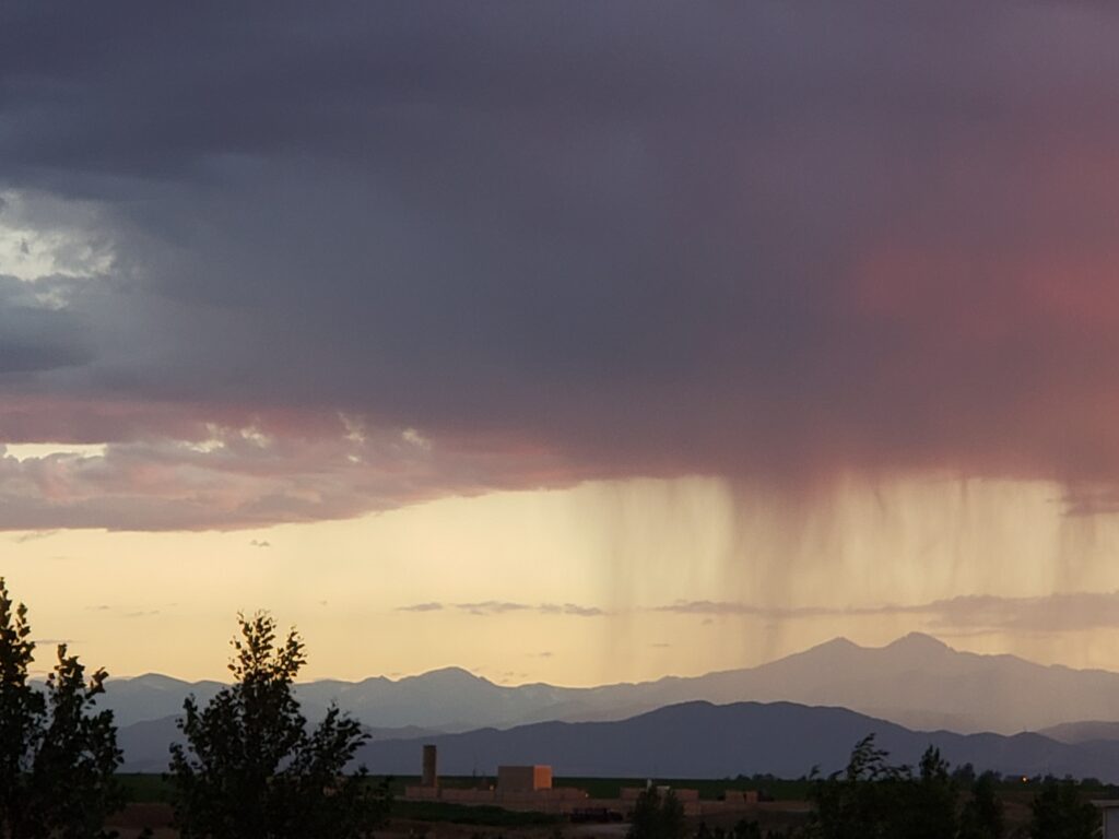 Local Northern Colorado mountains outside of Fort Collins. Longs Peak and Meeker